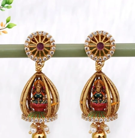 Gopura Jhumka Earrings