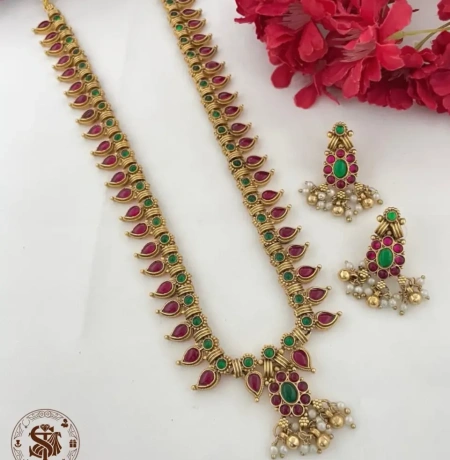 Majestic Mango Pattern Long Haram